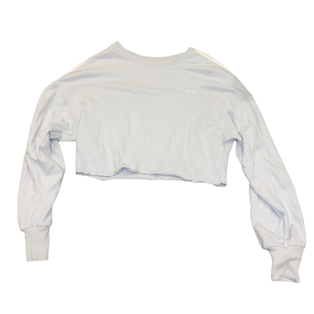 cropped crewneck top